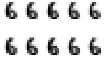 Output 15. EMMforGMM learned distributions - digit 6.